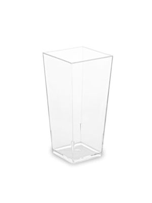 Fingerfood pohárik (PS) hranatý číry 40 x 40 x 82 mm 85ml [40 ks]