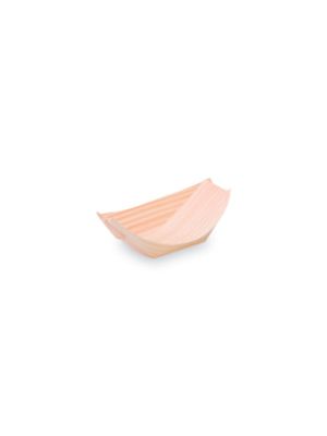 Fingerfood miska drevená lodička 11 x 7 cm [100 ks]
