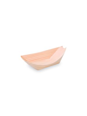 Fingerfood miska drevená lodička 13 x 8 cm [100 ks]