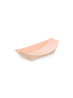Fingerfood miska drevená lodička 16,5 x 8,5 cm [100 ks]