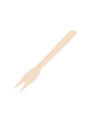 Vidlička desiatová drevená 12cm [500 ks]