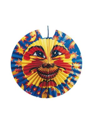 Lampión (PAP) diskový Slnko a Hviezdy Ø45cm [1 ks]