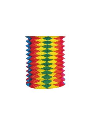 Lampión (PAP) rozťahovací Diamanty Ø15 x 25 cm [1 ks]