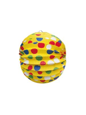 Lampión (PAP) guľa Party žltý Ø24cm [1 ks]