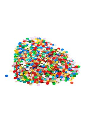 Konfeta papierová farebný mix Ø8mm 100g [1 bal.]