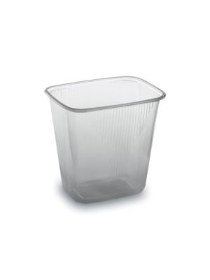 Miska (PP) hranatá priehľadná 108 x 81 mm 500ml [100 ks]