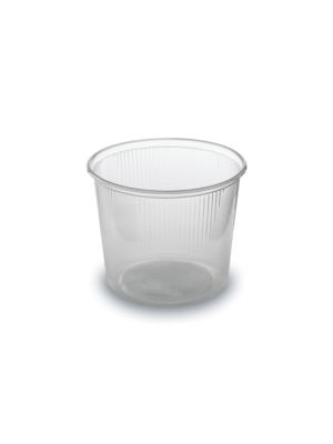 Miska (PP) okrúhla priehľadná Ø101mm 400ml [100 ks]