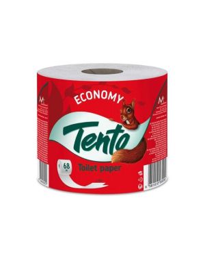 Toaletný papier 2-vrstvový TENTO Economy, návin 68 m