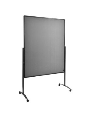Moderačná tabuľa plstená 150x120 cm PREMIUM PLUS sivá