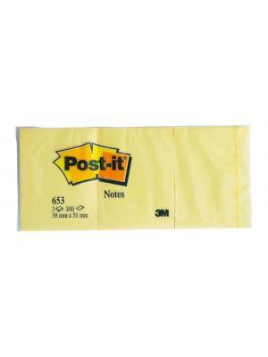 Bloček Post-it 38x51 žltý/3