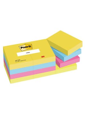 Bločky Post-it ENERGETIC 38x51mm, 12x100 lístkov