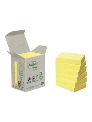 Bločky Post-it recyklované 38x51 žlté