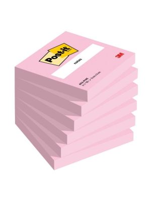 Bloček Post-it 76x76  ružový  6x100l