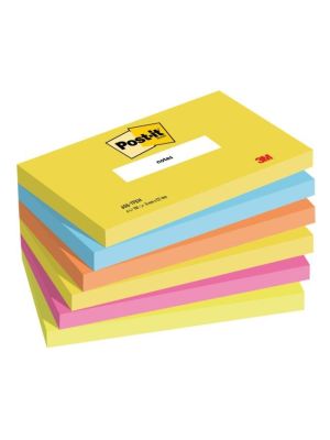 Bločky Post-it ENERGETIC 76x127mm, 6x100 lístkov
