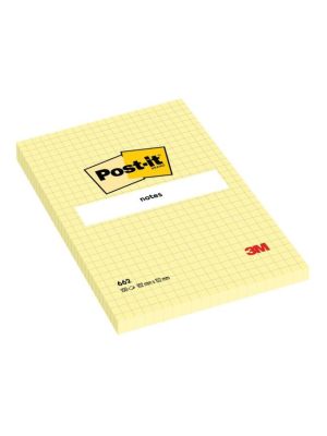 Bloček Post-it 102x152 žltý štvorčekový