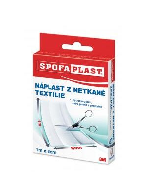 3M Spofaplast 854 Náplasť z Netkanej Textílie, 1 m x 6 cm