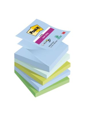 Z-bločky Post-it Super Sticky OASIS, veľkosť 76x76 mm, 5 bločkov po 90 lístkov
