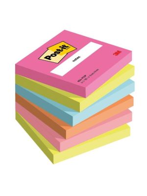 Bločky Post-it Super Sticky Poptimistic 76x76mm, 6 bločkov po 100 lístkov