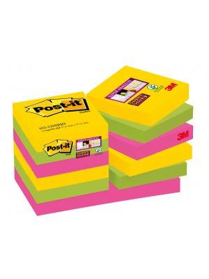 Bločky Post-it Super Sticky Rio DE JANEIRO 47,6x47,6mm