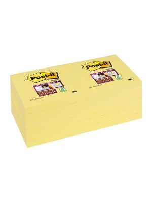 Bločky Post-it Super Sticky 76x76mm žlté
