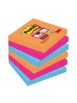 Bločky Post-it Super Sticky `Bangkok` 76x76mm