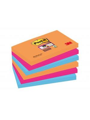 Bločky Post-it Super Sticky `Bangkok` 76x127mm
