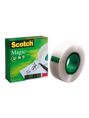 Lepiaca páska Scotch Magic neviditeľná popisovateľná 19mm x 33m v krabičke