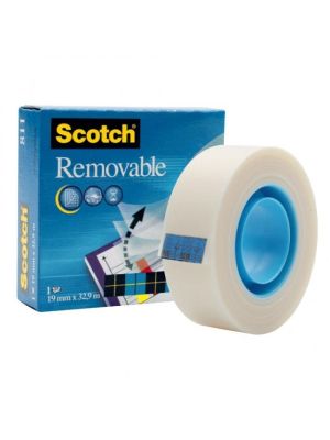 Lepiaca páska Scotch Removable odnímateľná 19mm x 33m