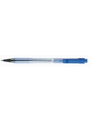 Guľôčkové pero, 0,27 mm, stláčací mechanizmus, priehľadné telo, PILOT 