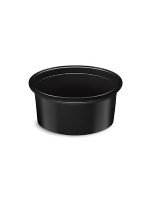 Dressingová miska (PP) čierná Ø70mm 80ml [50 ks]