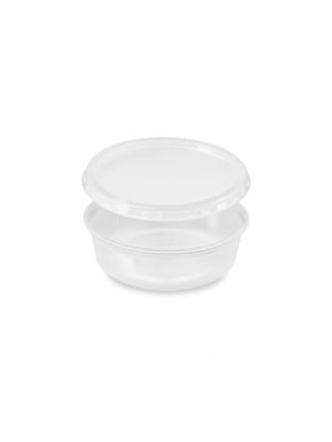 Miska (PP) okrúhla priehľadná 125ml + viečko [250 sád]