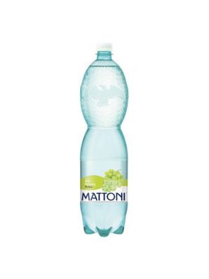 Minerálna voda MATTONI ochutená - biele hrozno sýtená 6 x 1,5 ℓ