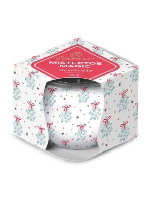 Emocio Sklo Dekor 70x62 mm Mistletoe Magic - Snowflake, vonná sviečka