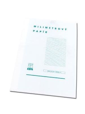 Milimetrový papier A4, bal. 50 ks