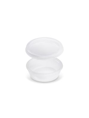 Dressingová miska priehľadná 50ml + viečko (PP) [600 sád]