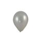 Nafukovací balónik strieborný Ø25cm `M` [10 ks]