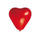 Nafukovací balónik tvar srdce červený Ø35cm `L` [100 ks]