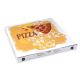 Krabica na pizzu z vlnitej lepenky 34,5 x 34,5 x 3 cm [100 ks]