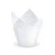 Tulipánový cukrárenský košíček (PAP) biely Ø50 x 85 mm / 16 x 16 cm [100 ks]