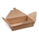 Food box (PAP/PE) nepremastiteľný kraft `L` 195 x 140 x 50 mm 1500ml [50 ks]