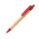 Bamusové pero BORGO STRAW červené