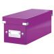 Škatuľa na CD Click & Store purpurová