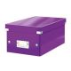 Škatuľa na DVD Leitz Click & Store WOW purpurová