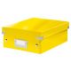 Malá organizačná škatuľa Click & Store žltá
