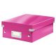 Malá organizačná škatuľa Click & Store ružová