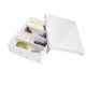 Stredná organizačná škatuľa Click & Store perleťovo biela