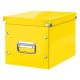 Štvorcová škatuľa A5 (M) Click & Store žltá