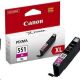 Atramentová náplň Canon CLI-551 M pre MG 5450/6350/iP7250 magenta XL (500 str.)