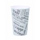 Papierový pohár 300ml Coffee to go s motívom 50ks