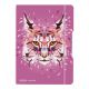 Zošit Herlitz my.book Flex Wild Animals A5 40 listov štvorčekový PP rys